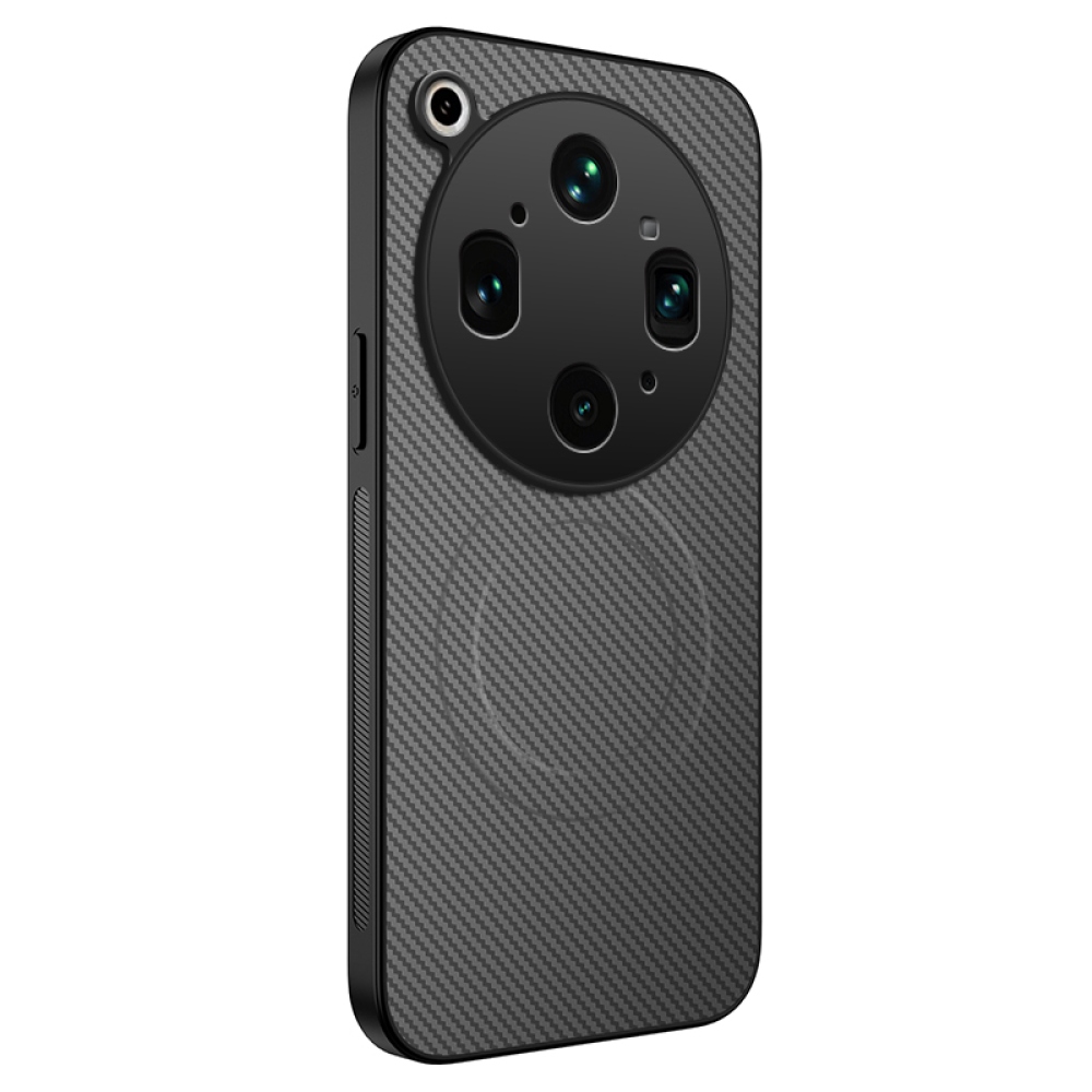 WLF zselés tok szilárd hátlappal és MagSafe az Oppo Find X9 Ultra 5G számára - szürke