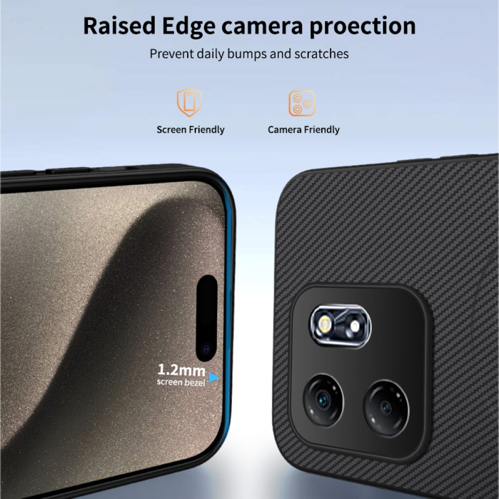 WLF zselés tok fix hátlappal és MagSafe készülékkel Oppo Reno 15 Pro 5G számára - fekete