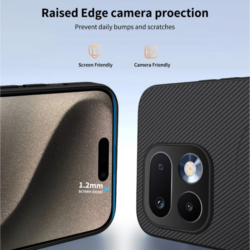 WLF zselés tok szilárd hátlappal és MagSafe készülékkel a Realme 16 Pro 5G készülékhez - fekete