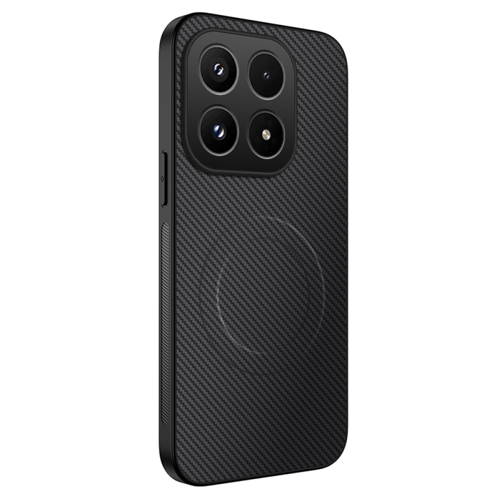 WLF zselés tok fix hátlappal és MagSafe a Xiaomi 17-hez - fekete