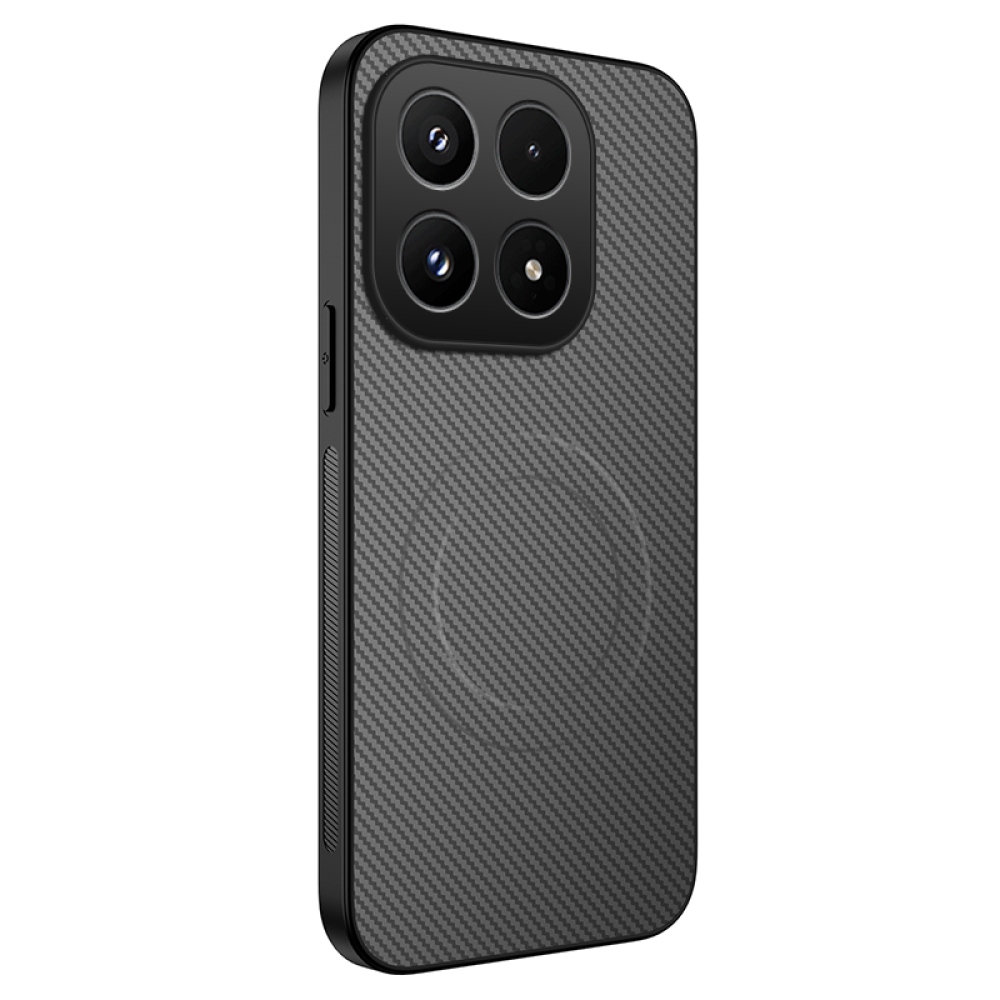 WLF zselés tok fix hátlappal és MagSafe a Xiaomi 17 számára - szürke