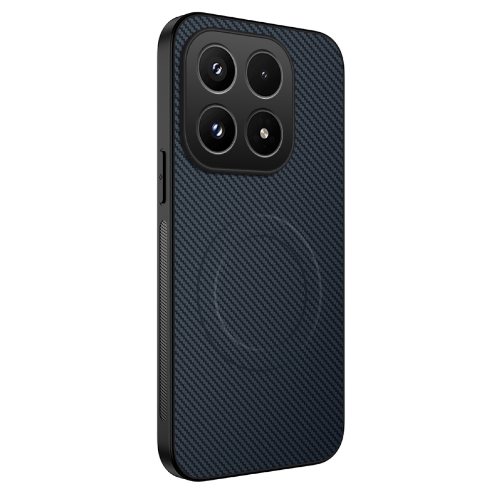 WLF zselés tok fix hátlappal és MagSafe a Xiaomi 17-hez - sötétkék