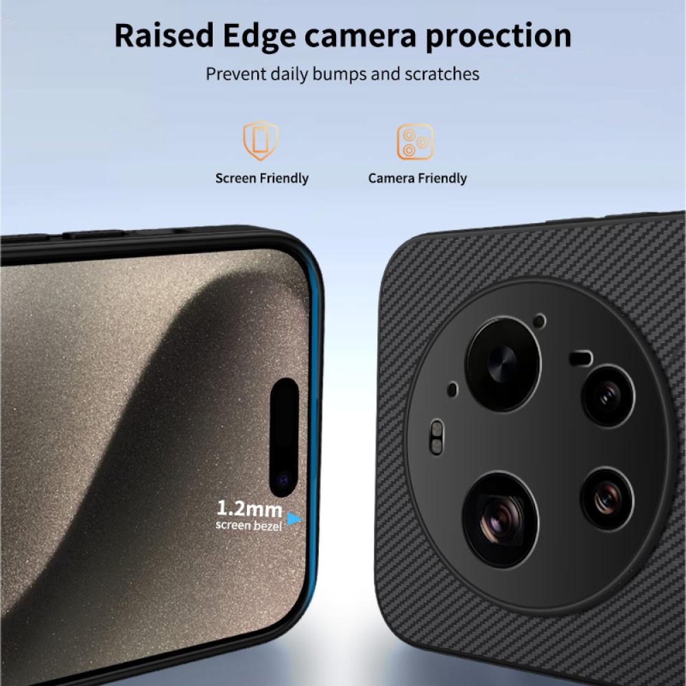 WLF zselés tok fix hátlappal és MagSafe a Xiaomi 17 Ultra számára - fekete