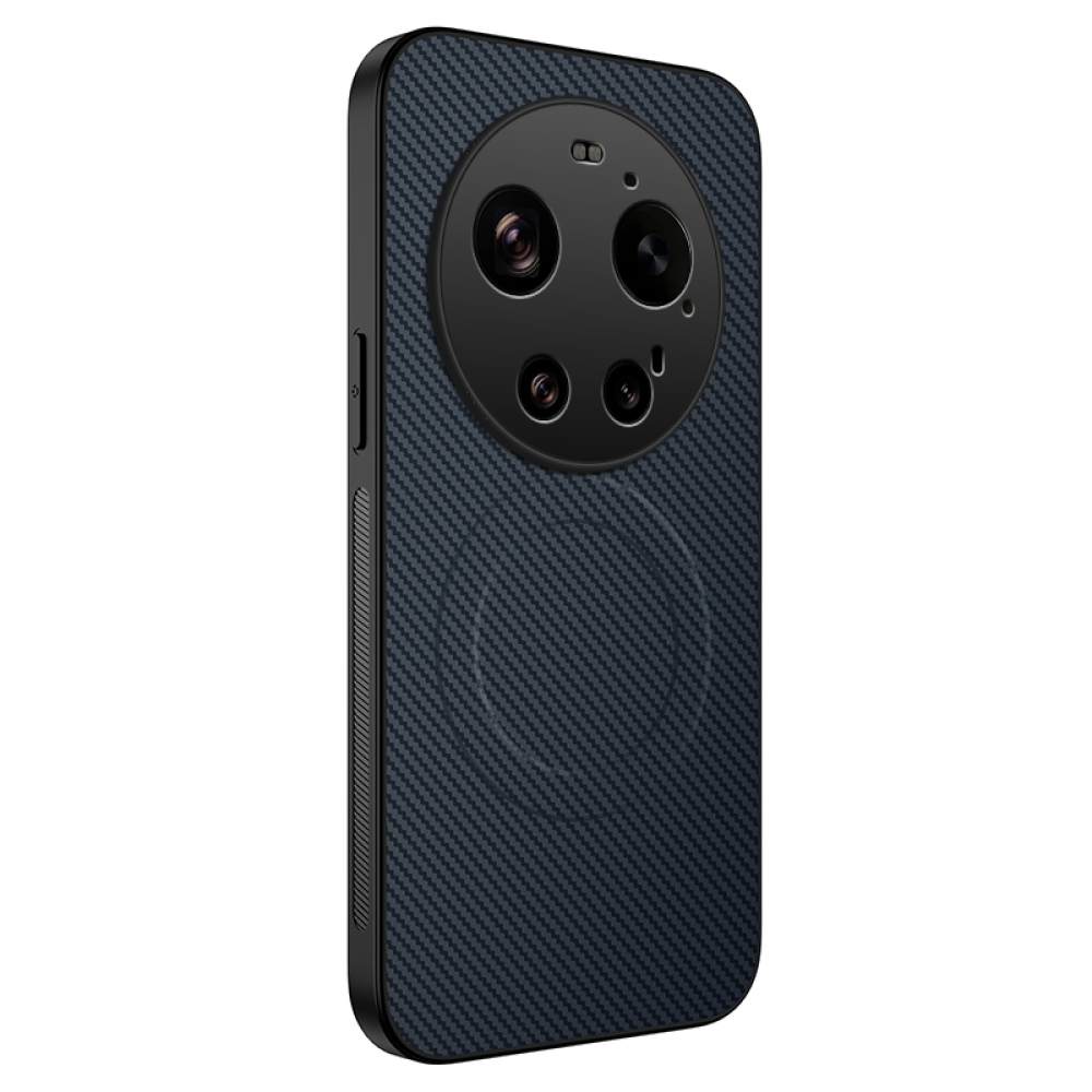 WLF zselés tok fix hátlappal és MagSafe a Xiaomi 17 Ultra számára - sötétkék