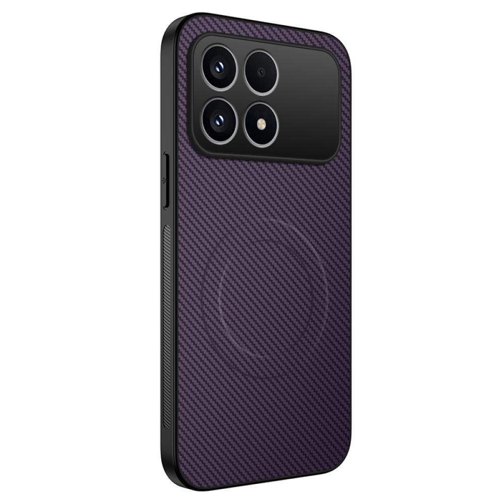 WLF zselés tok fix hátlappal és MagSafe a Xiaomi Poco F8 Pro 5G számára - lila