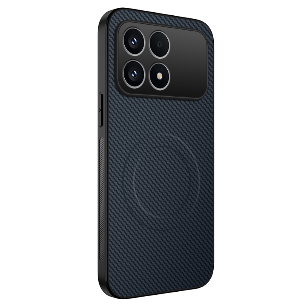 WLF zselés tok fix hátlappal és MagSafe a Xiaomi Poco F8 Pro 5G-hez - sötétkék