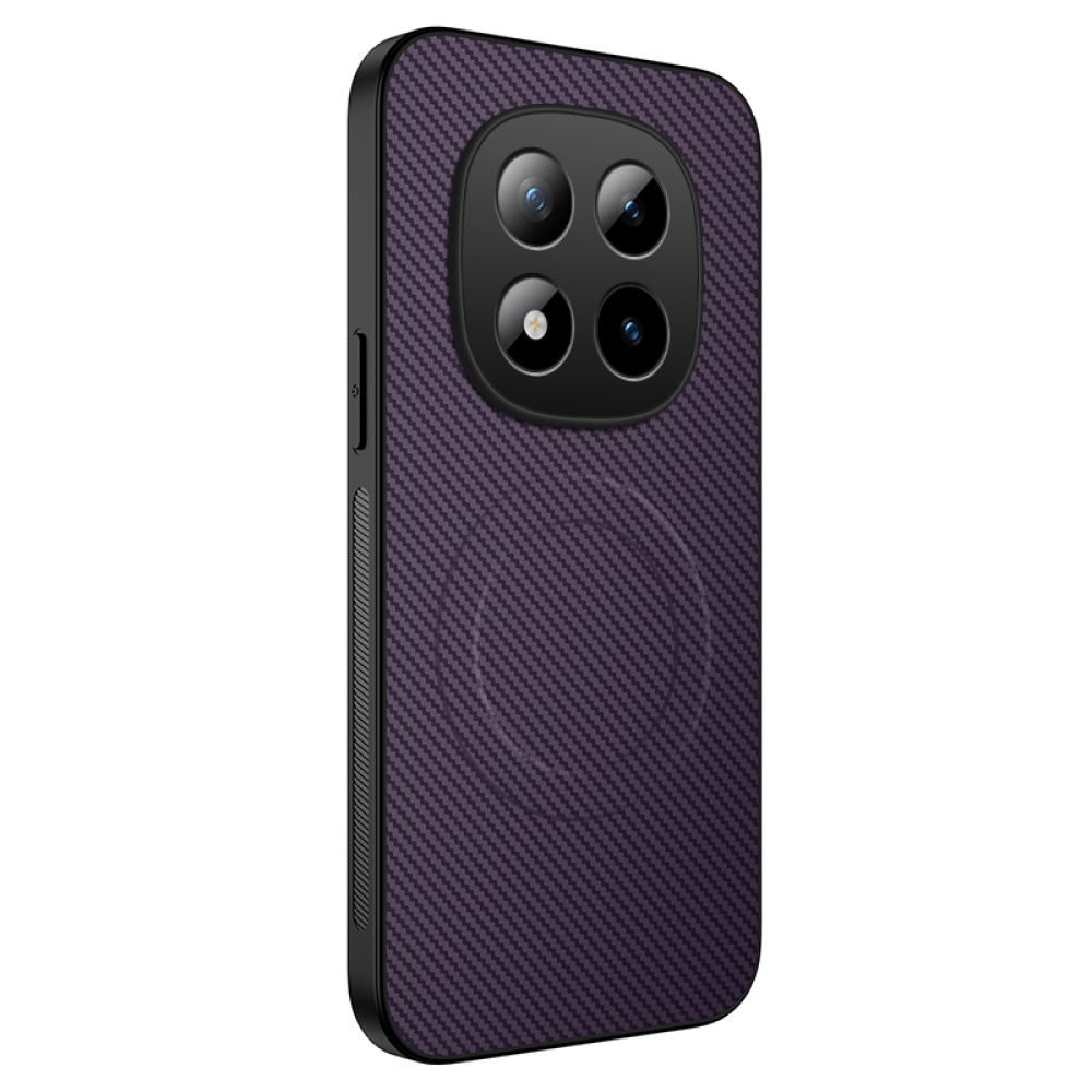 WLF zselés tok fix hátlappal és MagSafe a Xiaomi Redmi Note 15 Pro+ 5G/Xiaomi Poco M8 Pro 5G számára - lila