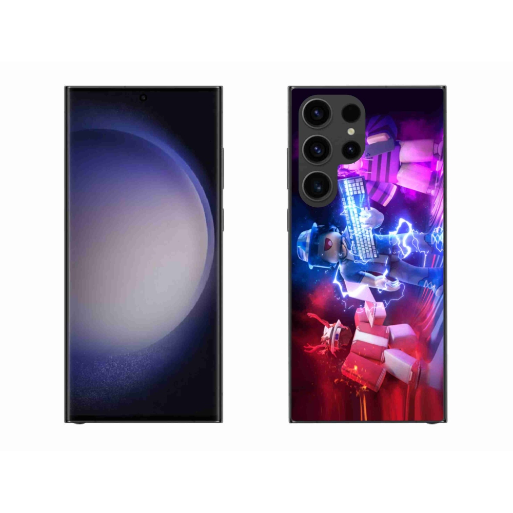 Gél védőburkolat mmCase Samsung Galaxy S23 Ultra 5G - roblox