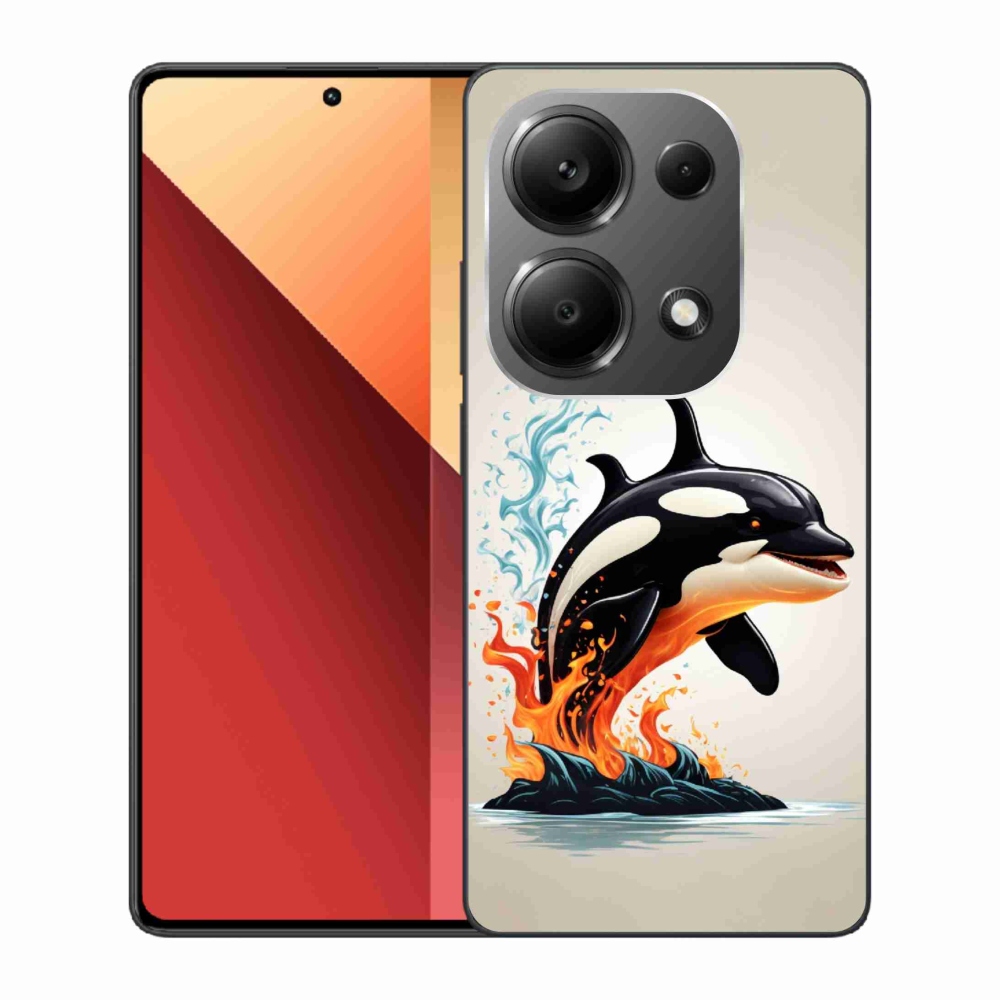 Gél borítás mmCase a Xiaomi Redmi Note 13 Pro 4G/Poco M6 Pro - orca számára