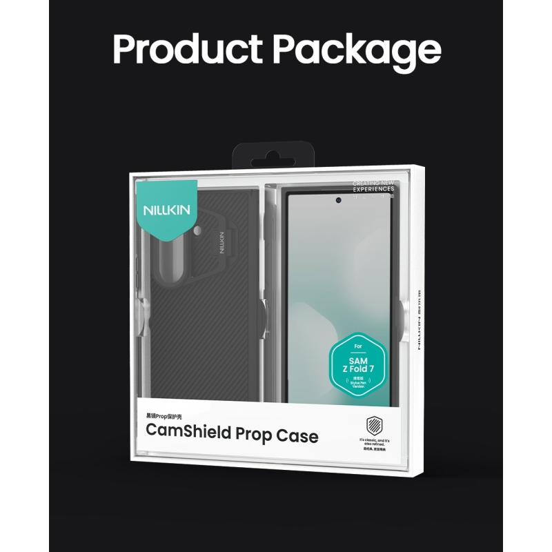 Nillkin CamShield CamShield Prop Pen Slot (átlátszó lencse) hátlap Samsung Galaxy Z Fold 7 Fekete