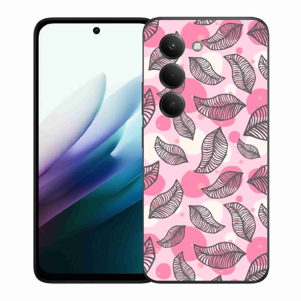 Gél borítás mmCase a Xiaomi Redmi 15 4G/5G (171mm) - rajzfilm hulló levelek