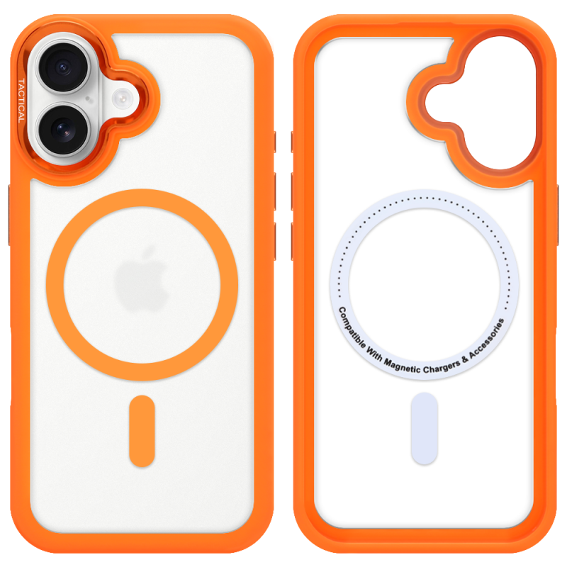 Tactical MagForce Hyperstealth 3.0 tok az Apple iPhone 17-hez, Agent Orange színben