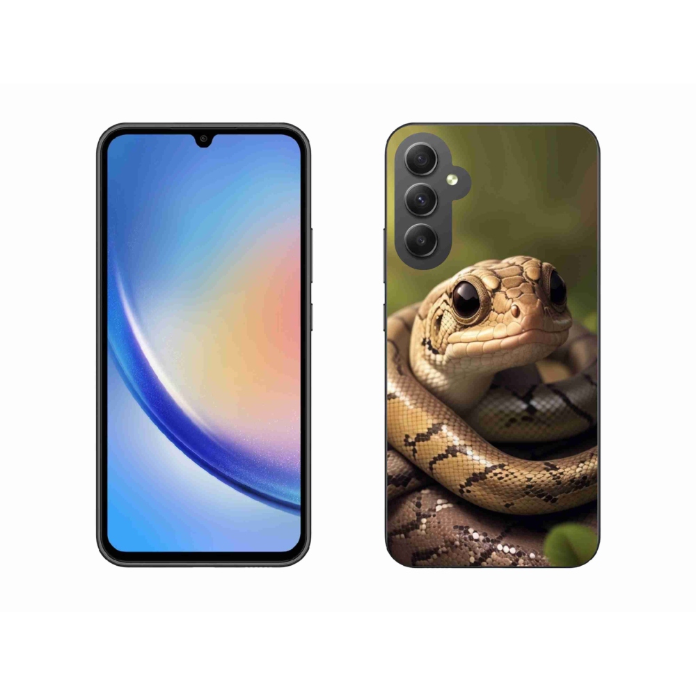 Gél védőburkolat mmCase Samsung Galaxy A34 5G - kígyó 1