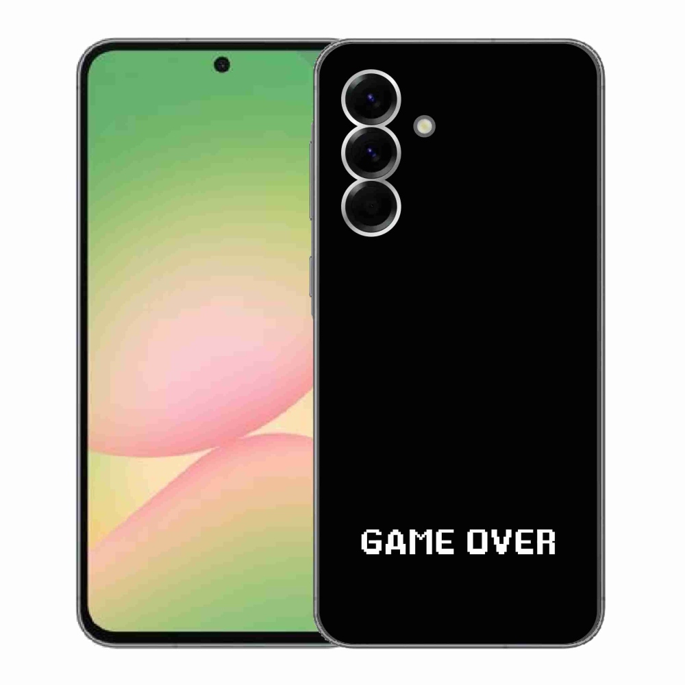 Gél borítás mmCase Samsung Galaxy A56 5G - játék fekete háttérrel