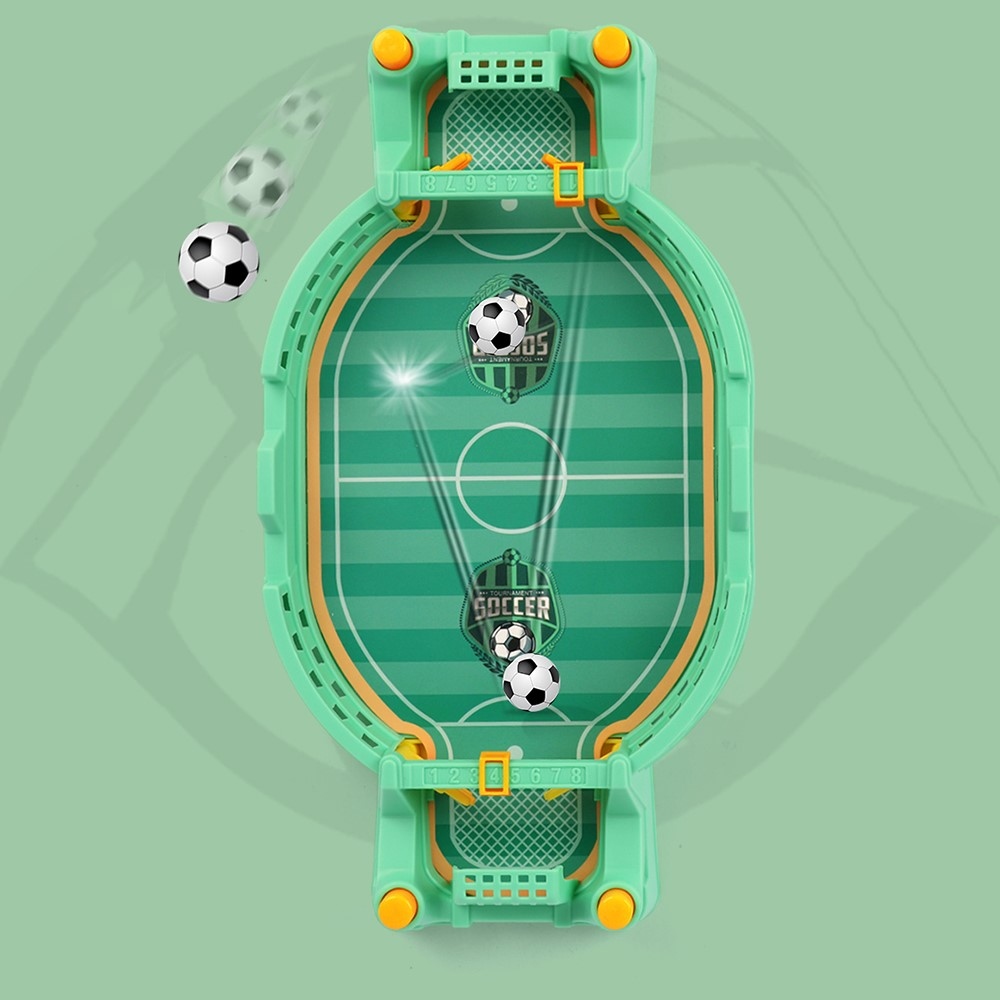 Két játékos számára alkalmas csocsópálya – zöld