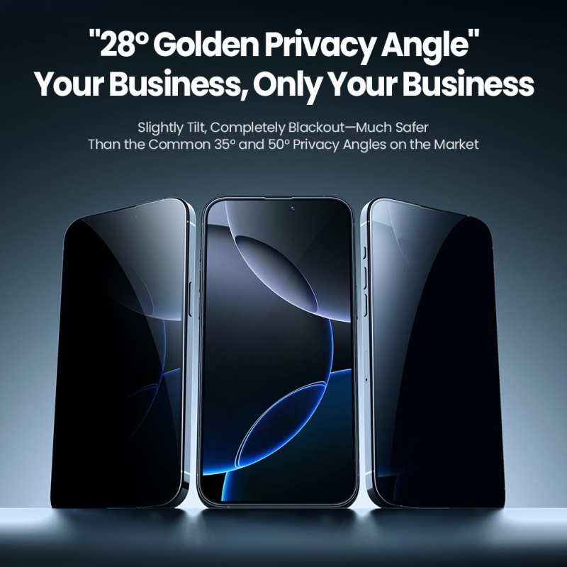 Nillkin edzett üveg 0.25mm Guardian 2.5D Apple iPhone 16 Pro fekete (applikátorral)