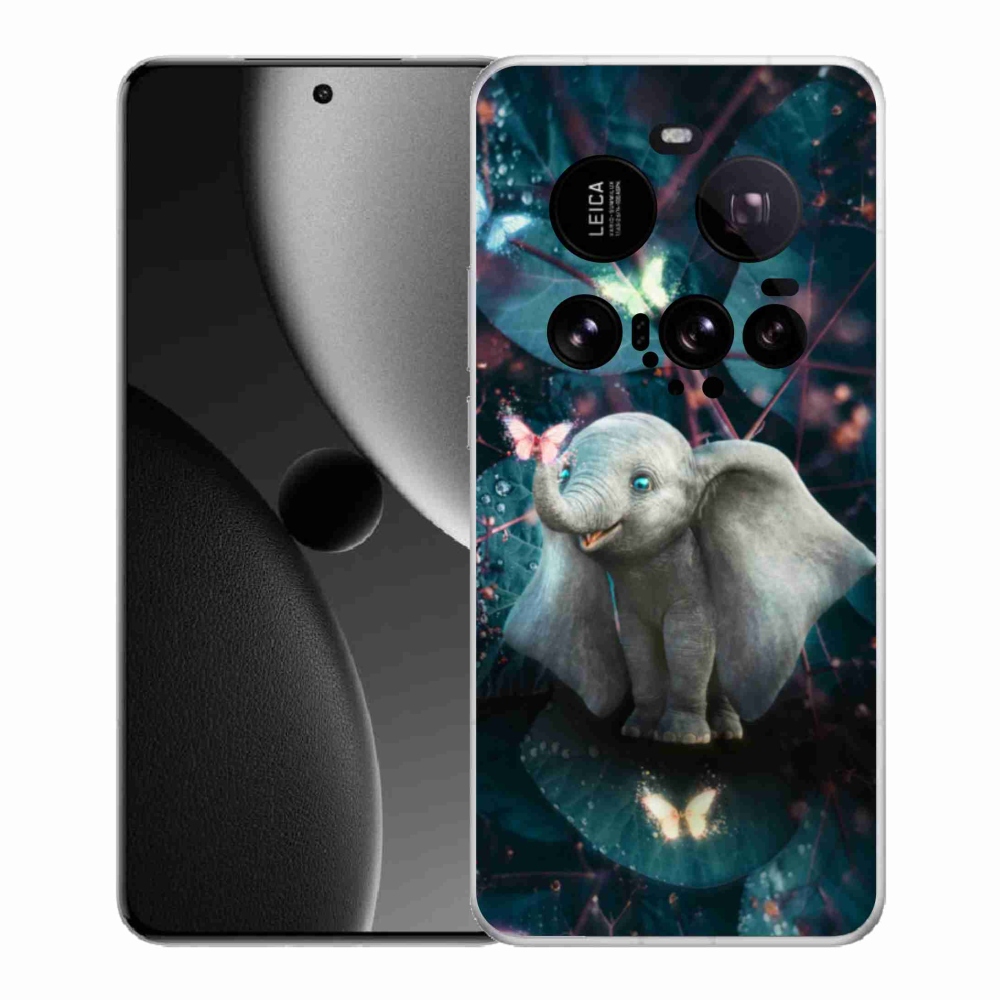 Gél borítás mmCase a Xiaomi 15 Ultra számára - aranyos elefánt