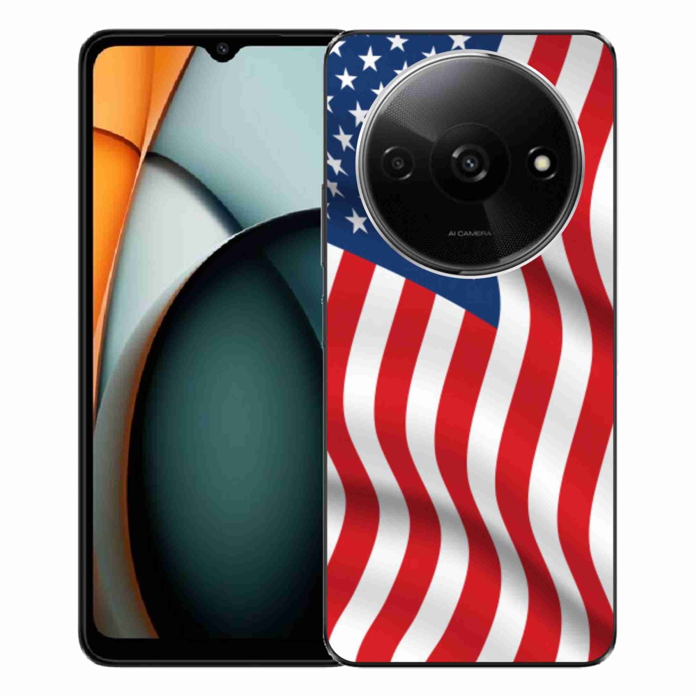 Gél borítás mmCase a Xiaomi Redmi A3-hoz - amerikai zászló