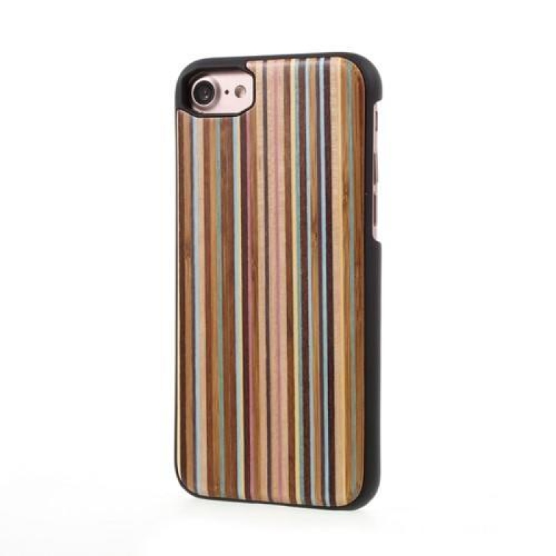 Woody műanyag tok iPhone 6 és iPhone 6s készülékhez - szivárványszínű fa