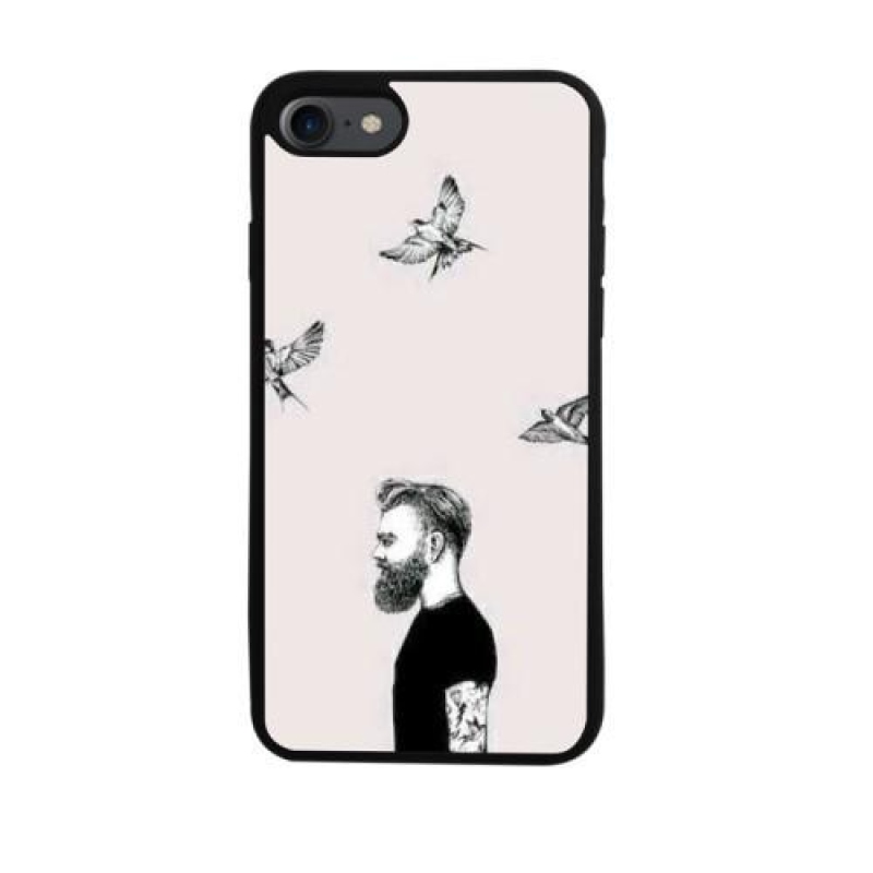 Word zselés tok iPhone 7 és iPhone 8 készülékhez - man