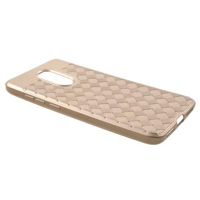 Szőtt zselés tok Xiaomi Redmi 5 - arany színű