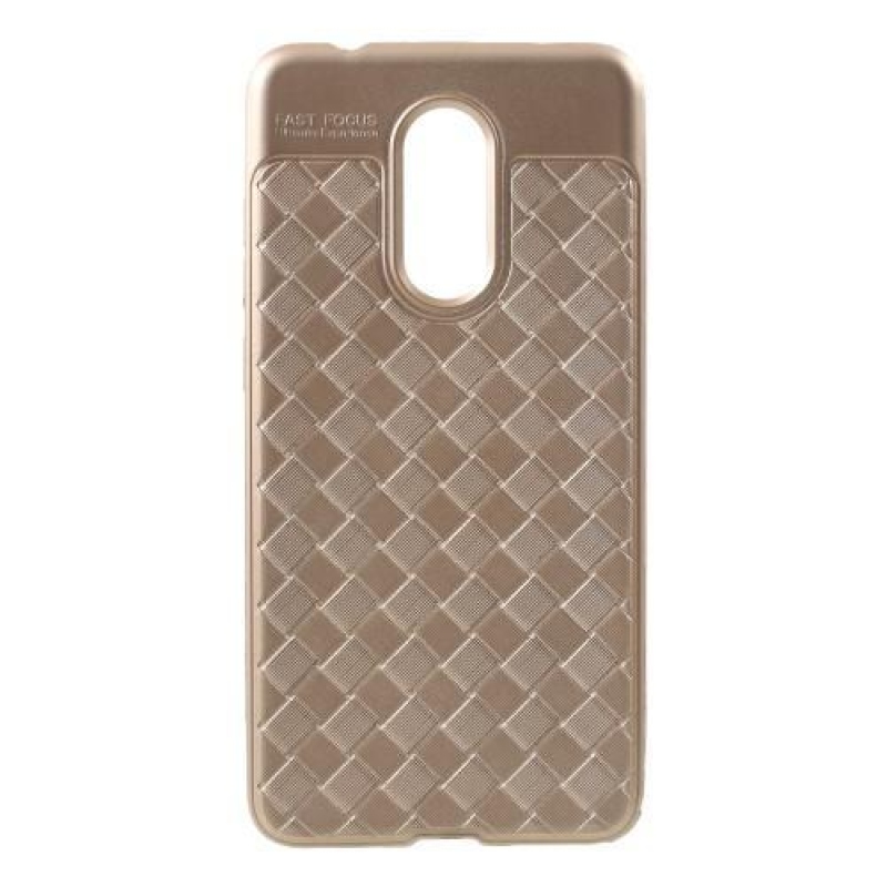 Szőtt zselés tok Xiaomi Redmi 5 - arany színű