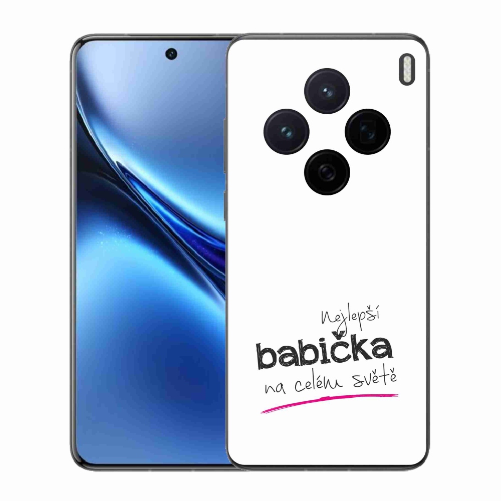 Gél borítás mmCase a Vivo X200 5G - Best Grandma 4 fehér háttérrel