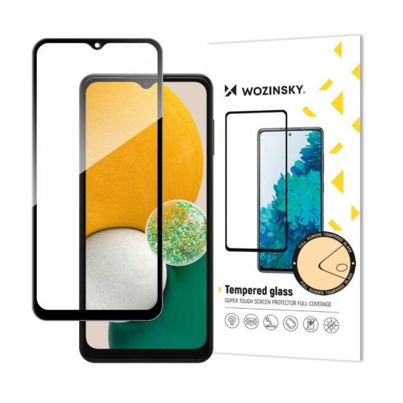 Wozinsky teljes képernyő edzett üveg Samsung Galaxy A13 4G/5G,A23 4G/5G,M13 - fekete
