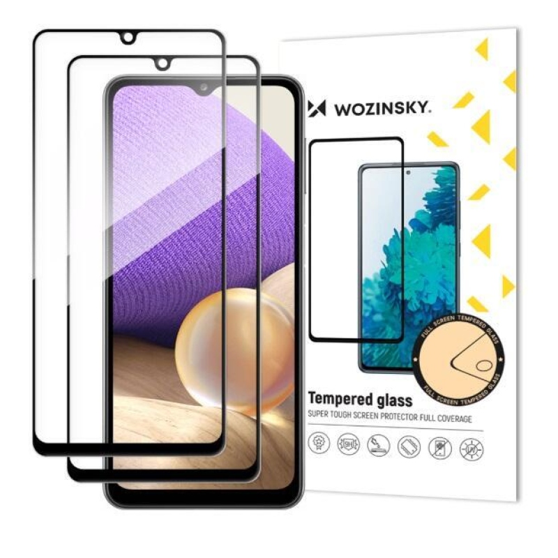 Wozinsky teljes képernyő edzett üveg Samsung Galaxy A32 4G-hez - 2 db