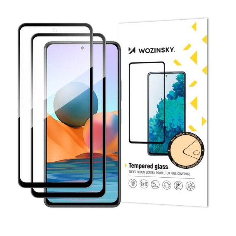 Wozinsky teljes képernyő edzett üveg Xiaomi Redmi Note 10 Pro-hoz - 2 db
