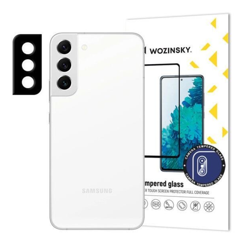 Wozinsky edzett üvegből készült kamera lencse a Samsung Galaxy S22 5G kamerán