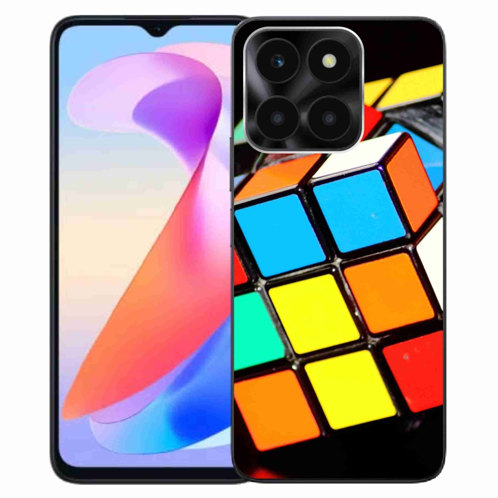 Gél tok mmCase a Honor X6a számára - Rubik-kocka