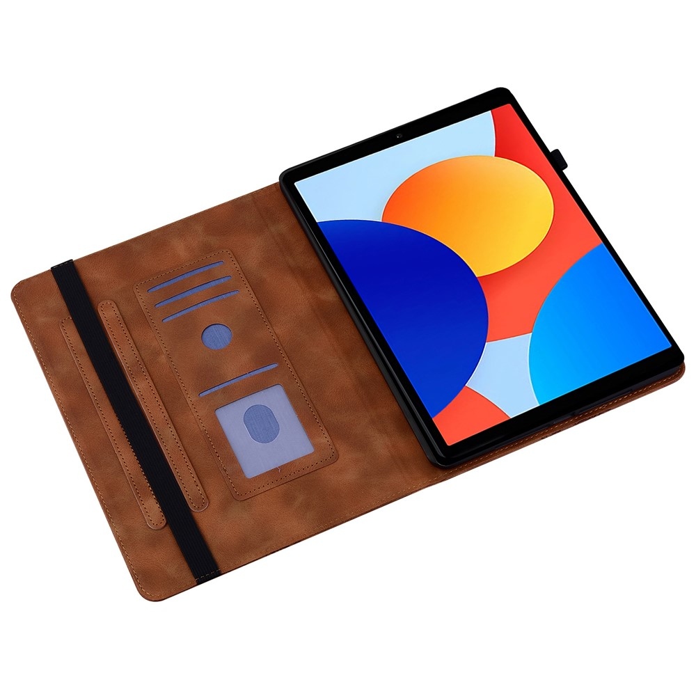 Szív záró tok Xiaomi Redmi Pad SE 8.7 tablethez - barna