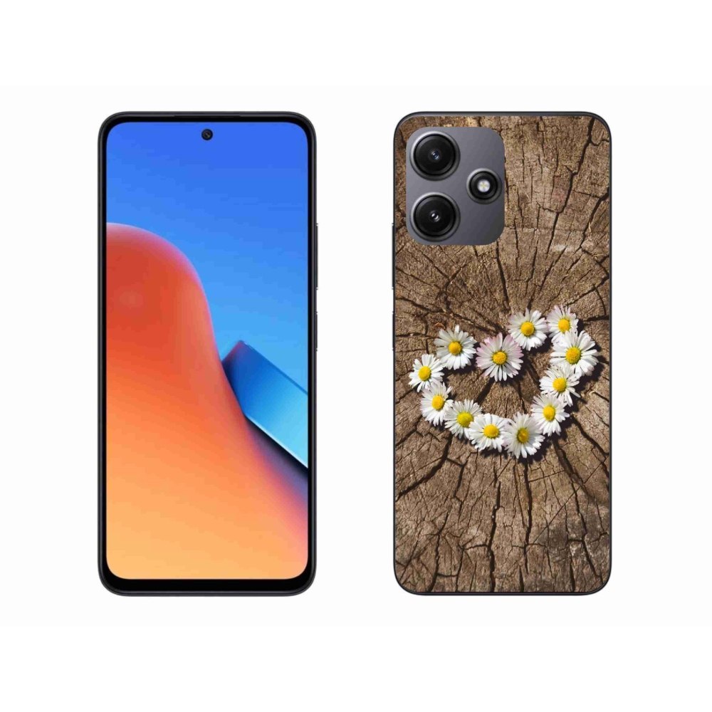 Gél borítás mmCase a Xiaomi Redmi 12 5G-hez - százszorszépek szíve