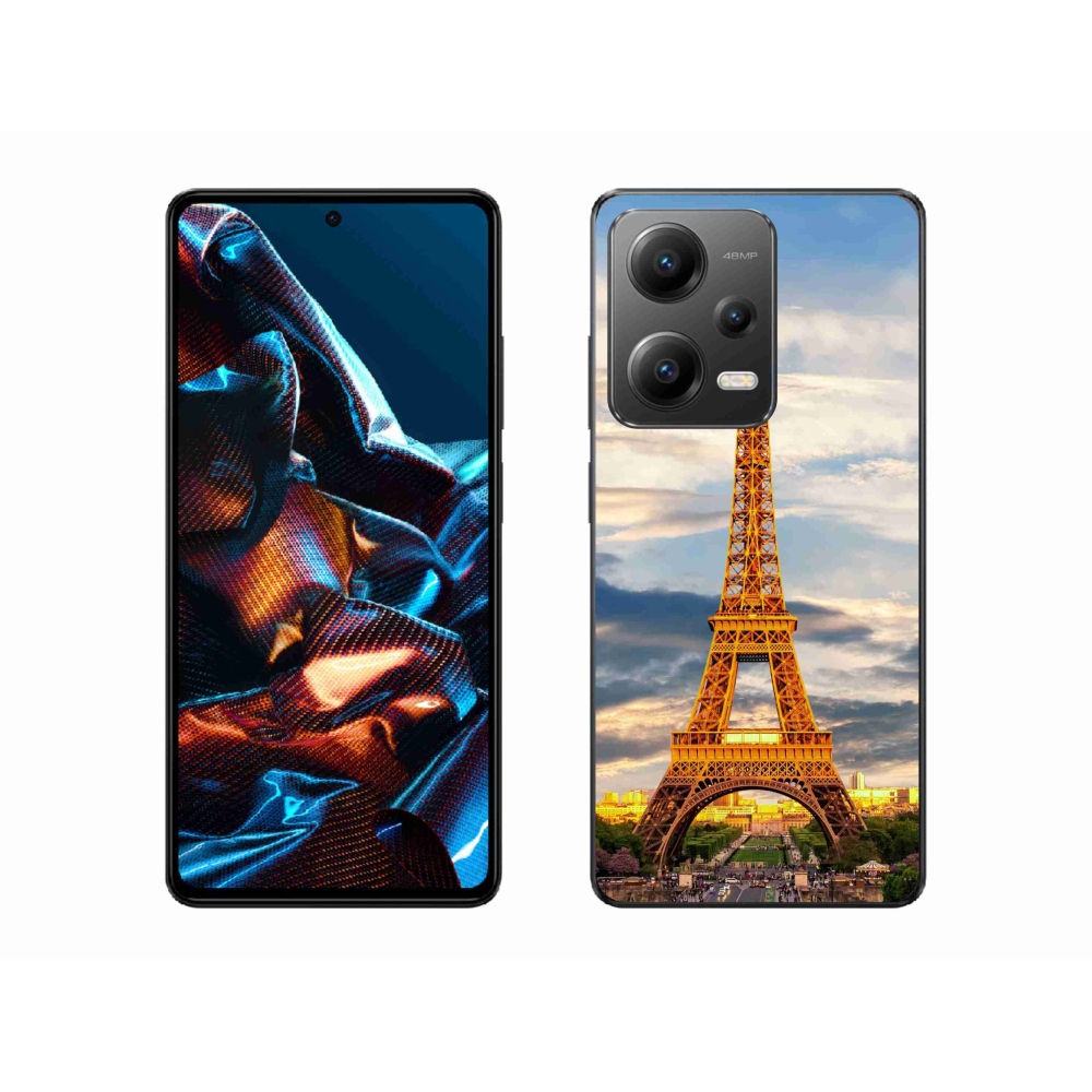 Gél tok mmCase a Xiaomi Redmi Note 12 Pro 5G-hez - eiffel torony 3