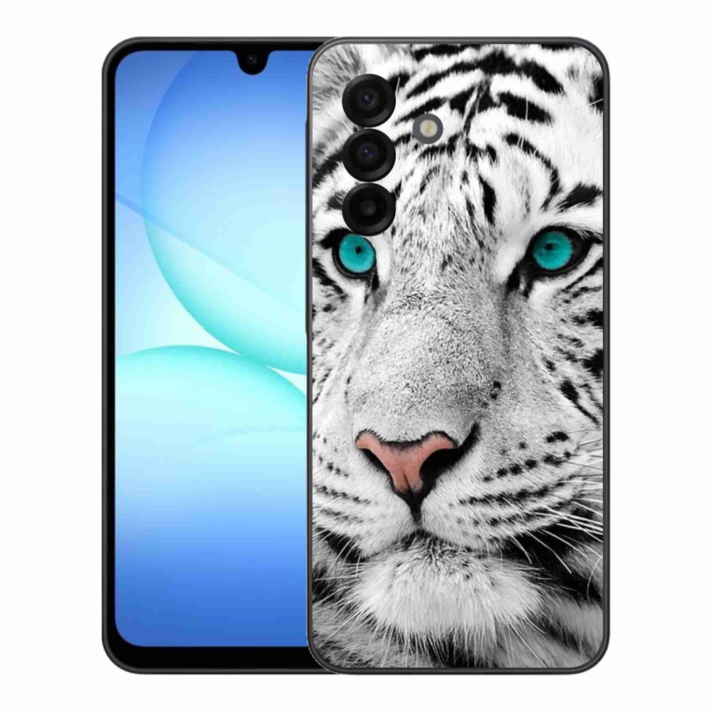Gél védőhuzat mmCase Samsung Galaxy A17 4G/5G - fehér tigris