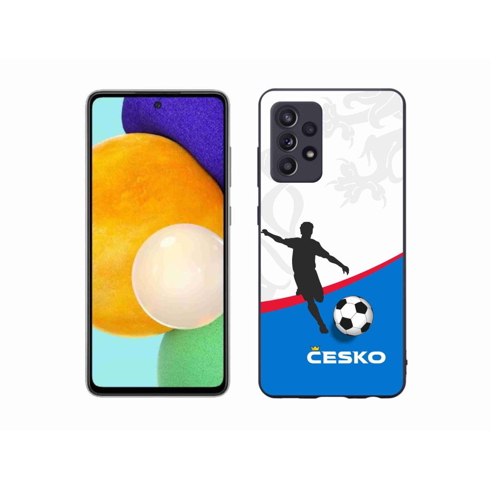 Gél borítás mmCase Samsung Galaxy A52s 5G - foci Csehország 1
