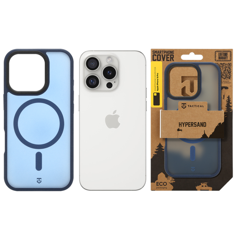 Tactical MagForce Hypersand tok az Apple iPhone 16 Pro-hoz, mélykék