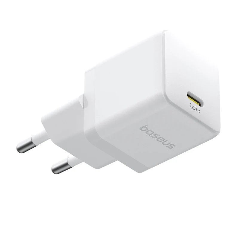 Baseus Palm Fast USB-C 20 W-os töltő, Moon White