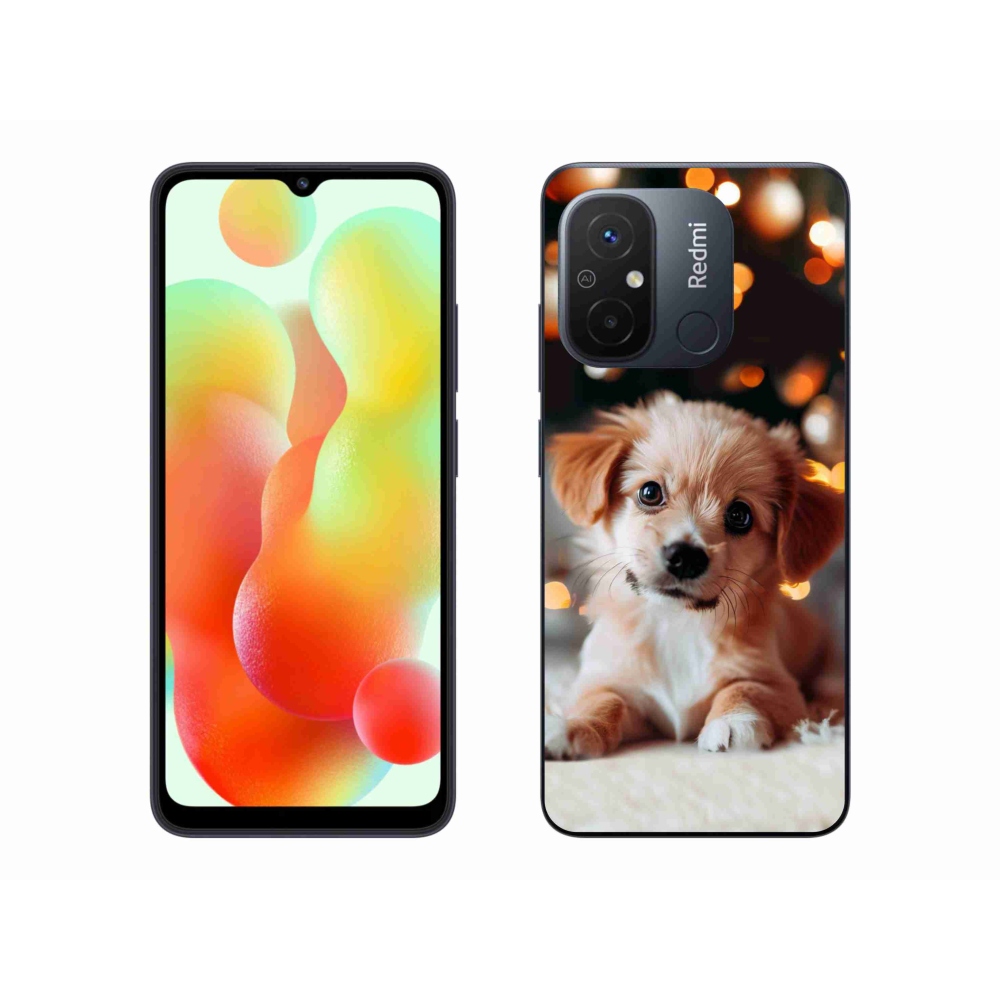 Gél borító mmCase a Xiaomi Redmi 12C-hez - kölyökkutyakölyök