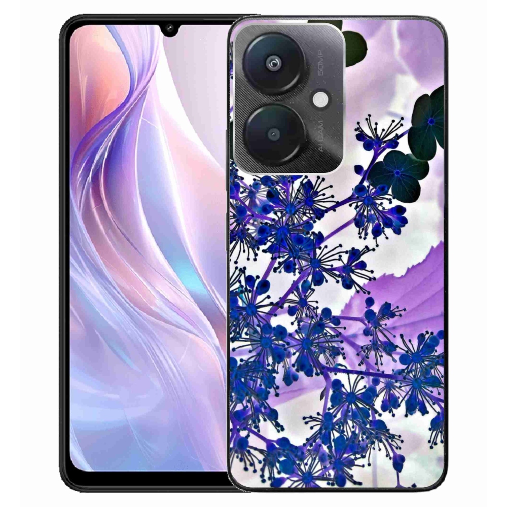 Gél borító mmCase a Xiaomi Redmi 13C 5G számára - hortenzia virág