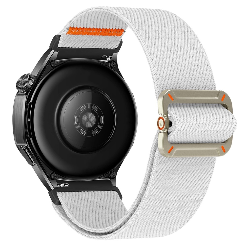 Wriston 20 mm-es, rugalmas nylon szíj a Samsung Galaxy Watch7 44 mm/40 mm-es modellhez – fehér