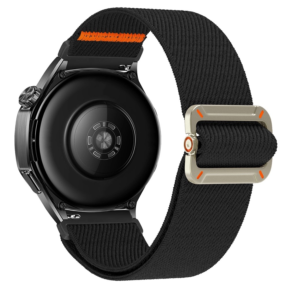 Wriston 20 mm-es, rugalmas nylon szíj a Samsung Galaxy Watch7 44 mm/40 mm-es modellhez – fekete