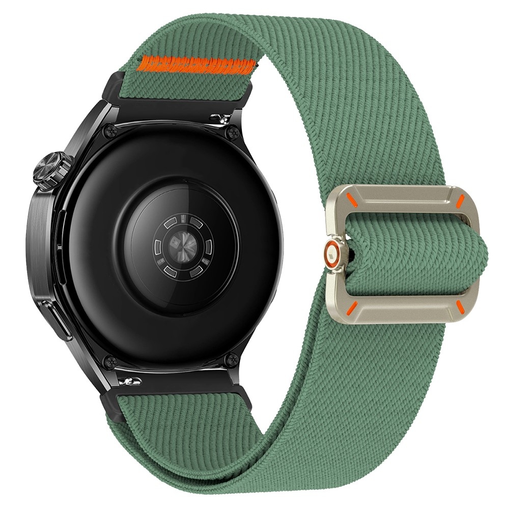 Wriston 20 mm-es, rugalmas nylon szíj a Samsung Galaxy Watch7 44 mm/40 mm-es modellhez – sötétzöld