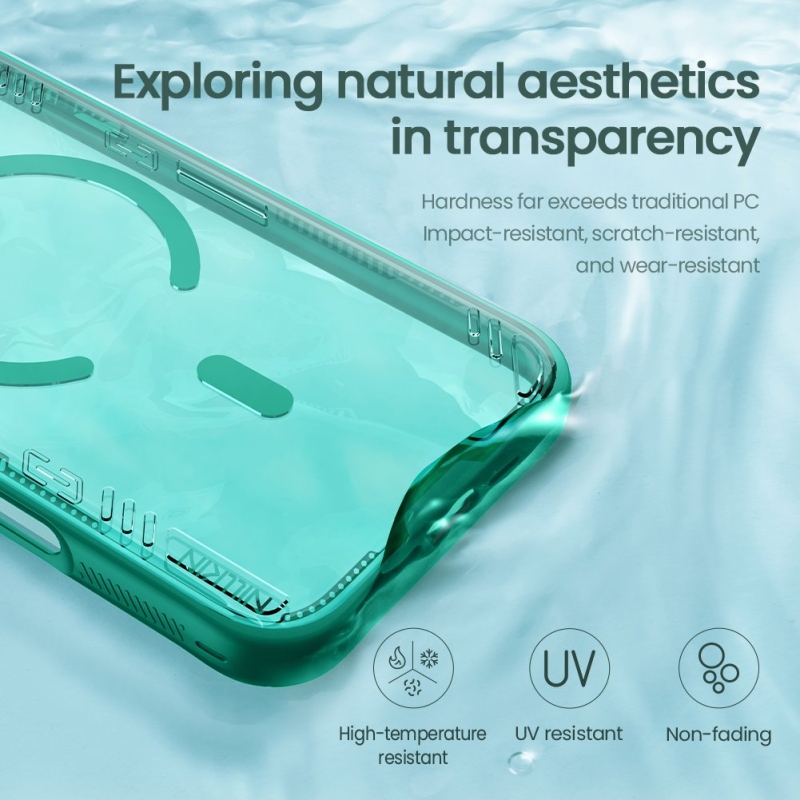 Nillkin Iceblade Prop mágneses borító Apple iPhone 17 Pro Max készülékhez Zöld