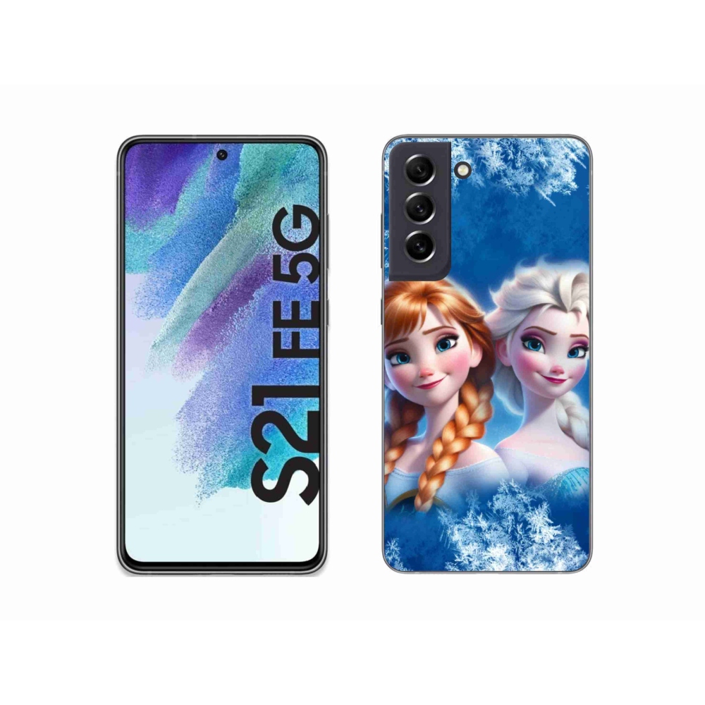 Zselés borítás mmCase Samsung Galaxy S21 FE 5G - Ice Kingdom 2