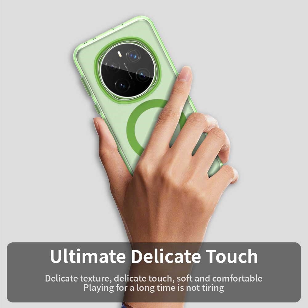 Candy zselés tok MagSafe-val a Honor Magic 7 Pro 5G készülékhez - zöld