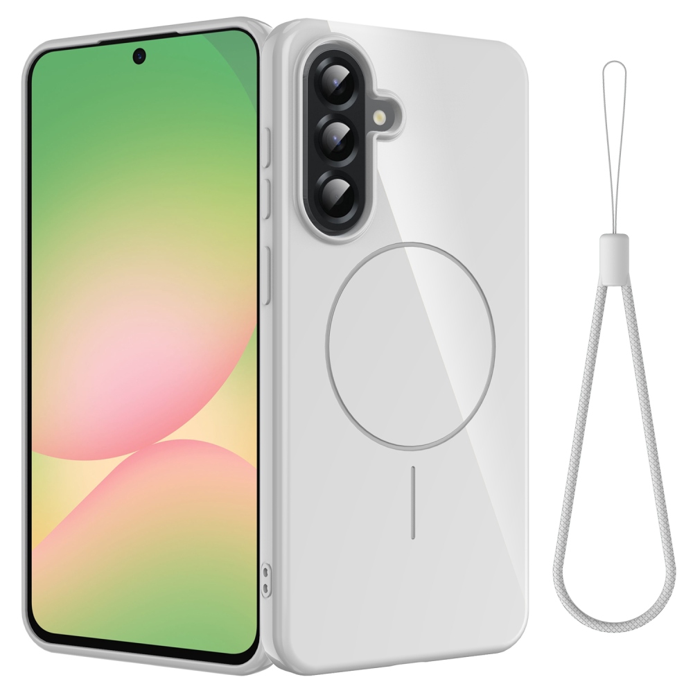 MagSafe zselés tok Samsung Galaxy A17 4G/5G készülékhez - fehér