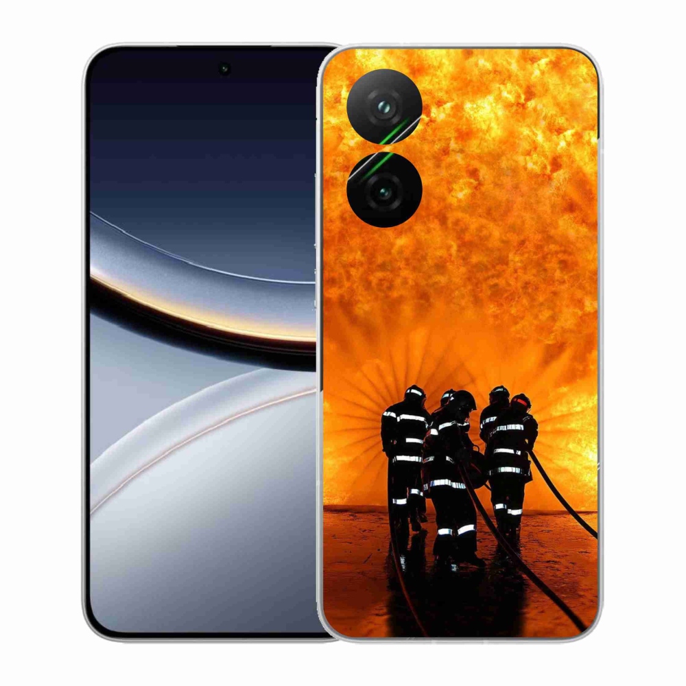 Gél borítás mmCase a Xiaomi Poco F7 5G-hez - tűz