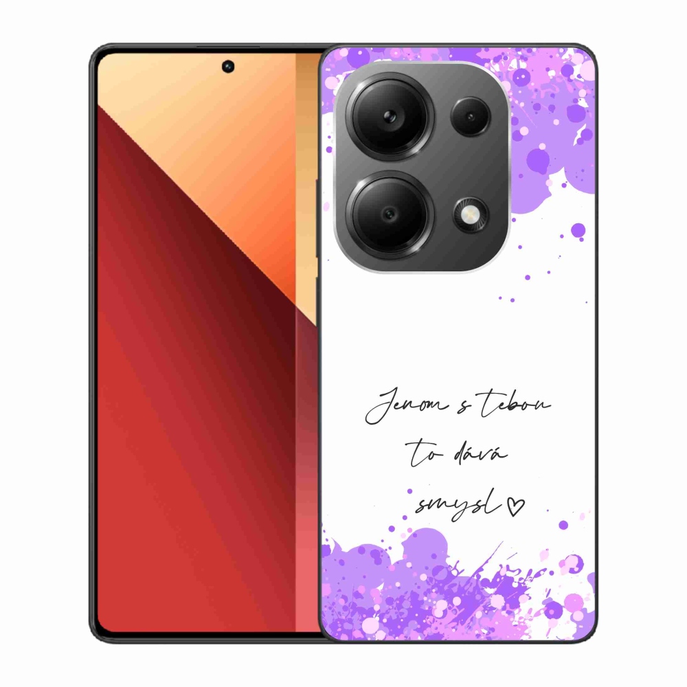 Gél borítás mmCase a Xiaomi Redmi Note 13 Pro 4G/Poco M6 Pro készülékhez - fehér alapon